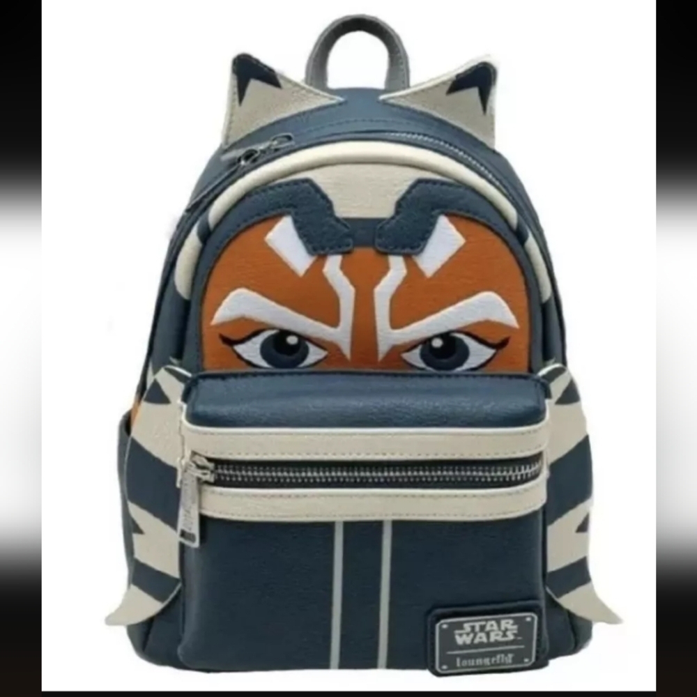 NEW LOUNGEFLY Grotto Treasures AHSOKA TANO Mini Backpack Exclusive Star Wars
